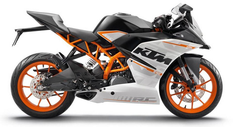 Спортивный мотоцикл KTM RC 390 ABS 2015